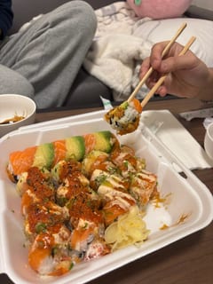 sushi w/ claire! thumbnail